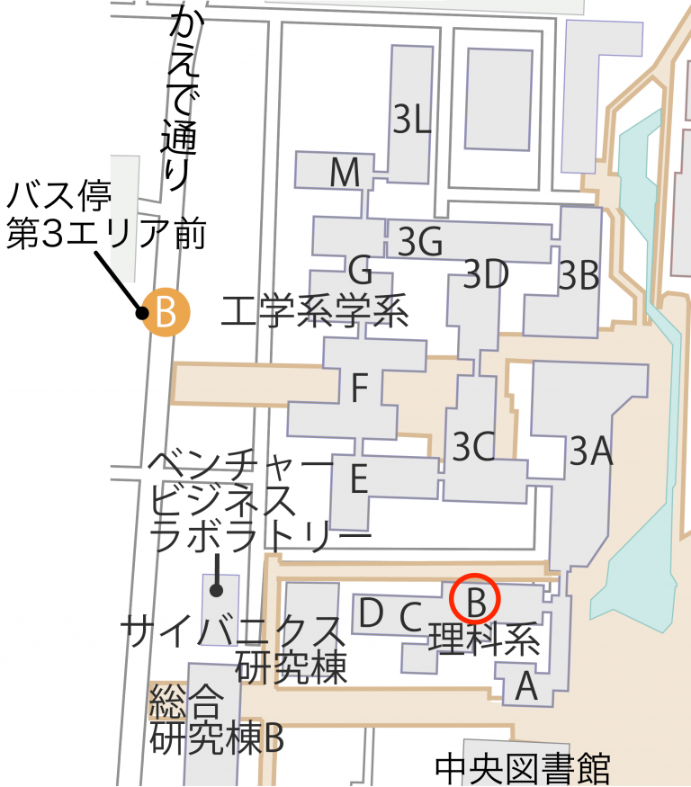 研究室付近の地図